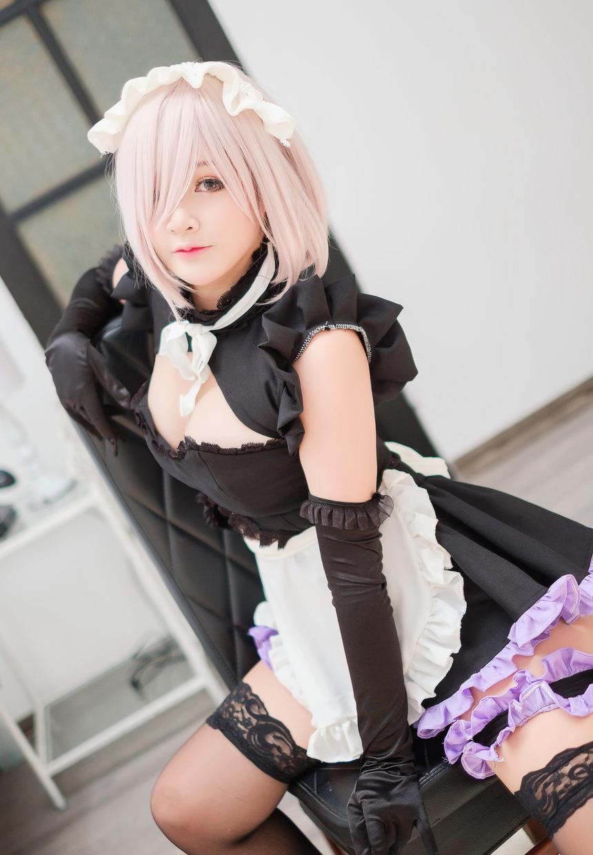 MiMi Chan – NO.007 Mashu Kyrielight Maid[15P-32.6M]-优选资源网