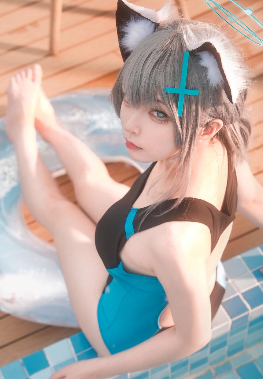 攻弦弦弦-蔚蓝档案-砂狼白子泳装[20P-288MB]-艺库